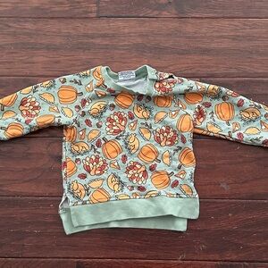 Bums and Roses Thanksgiving themed sweatshirt